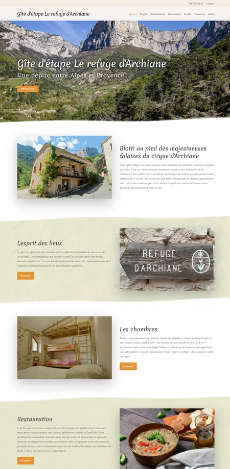 Gîte d&rsquo;Archiane